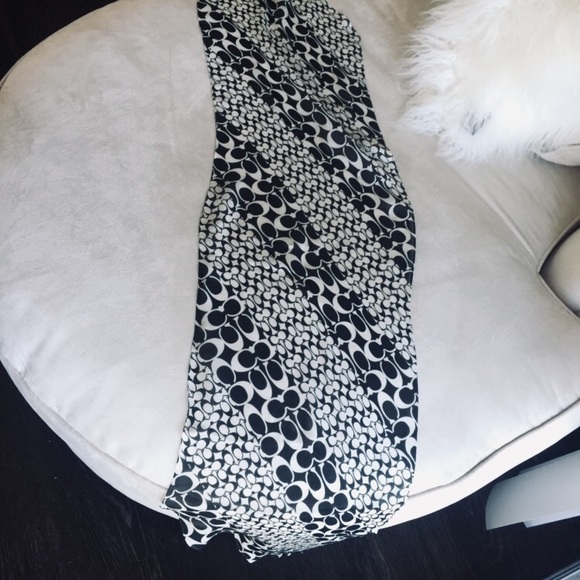 Silk Coach silk rectangular scarf - Picture 2 of 5